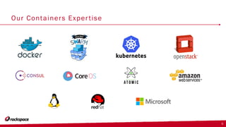 Our Containers Expertise
6
 