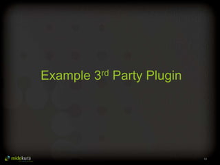 13
Example 3rd Party Plugin
 