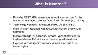 OpenStack networking - Neutron deep dive with PLUMgrid | PDF