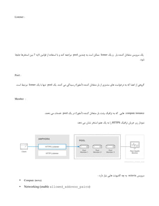 Load Balancing-as-a-Service (LBaaS) with octavia in openstack | PDF