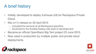OpenStack-Ansible Project Update | PPT