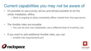 OpenStack-Ansible Project Update | PPT