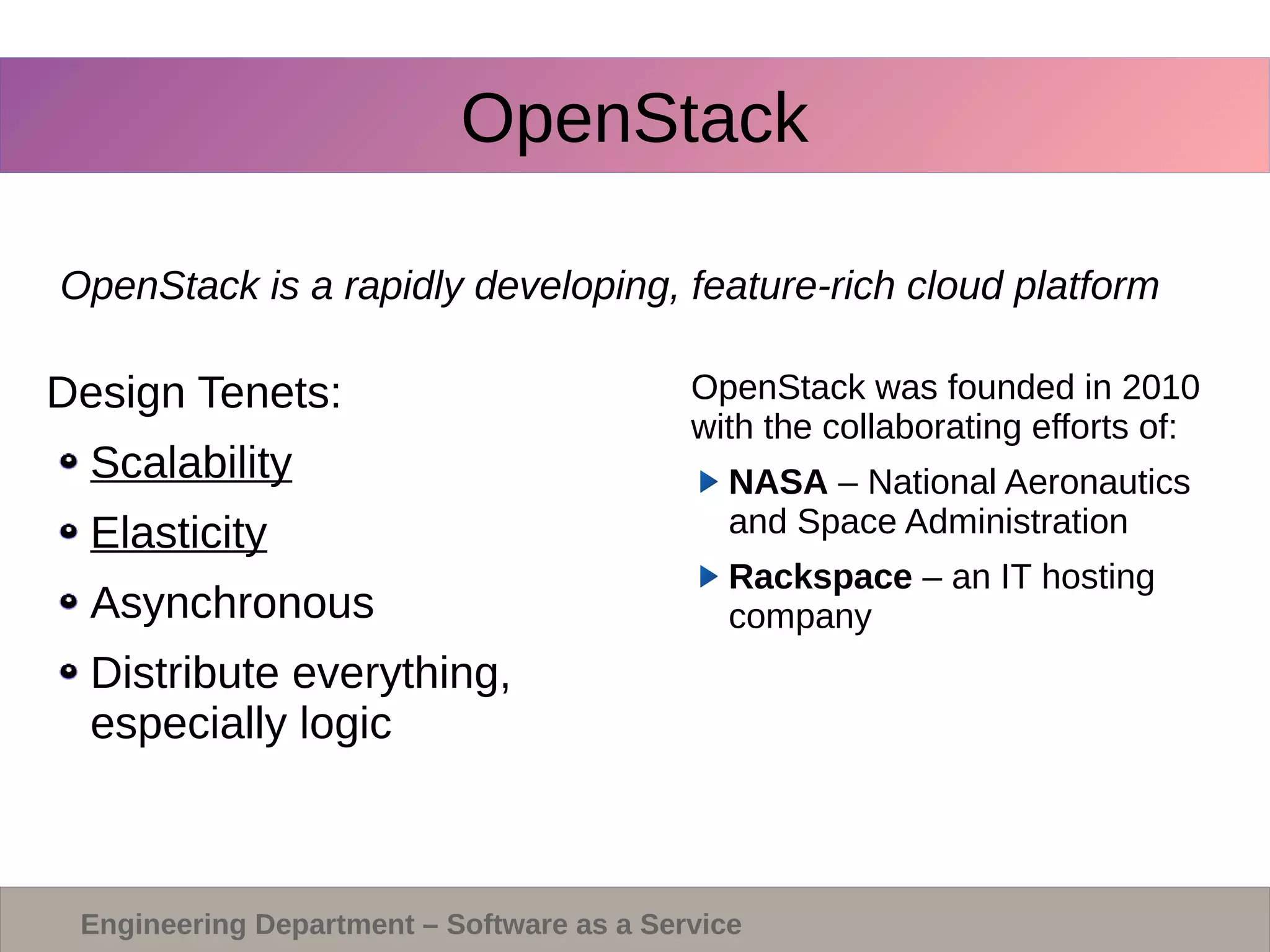 OpenStack Presentation | PPT | Free Download