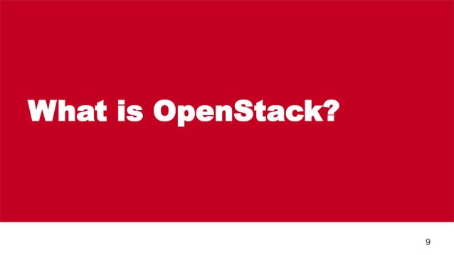 Open stack presentation | PPTX
