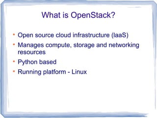 What a Beginner Should Know About OpenStack | PPT