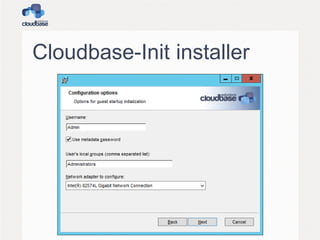 Cloudbase-Init installer
 