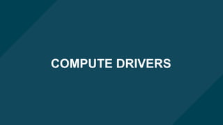 OPENSTACK COMPUTE 101OPENSTACK COMPUTE 101
COMPUTE DRIVERS
 
