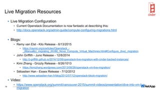 Cinder Live Migration and Replication - OpenStack Summit Austin | PPTX