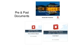 Pre & Post
Documents
 