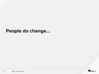 People do change...
36 @nijaba @alexismonville
 