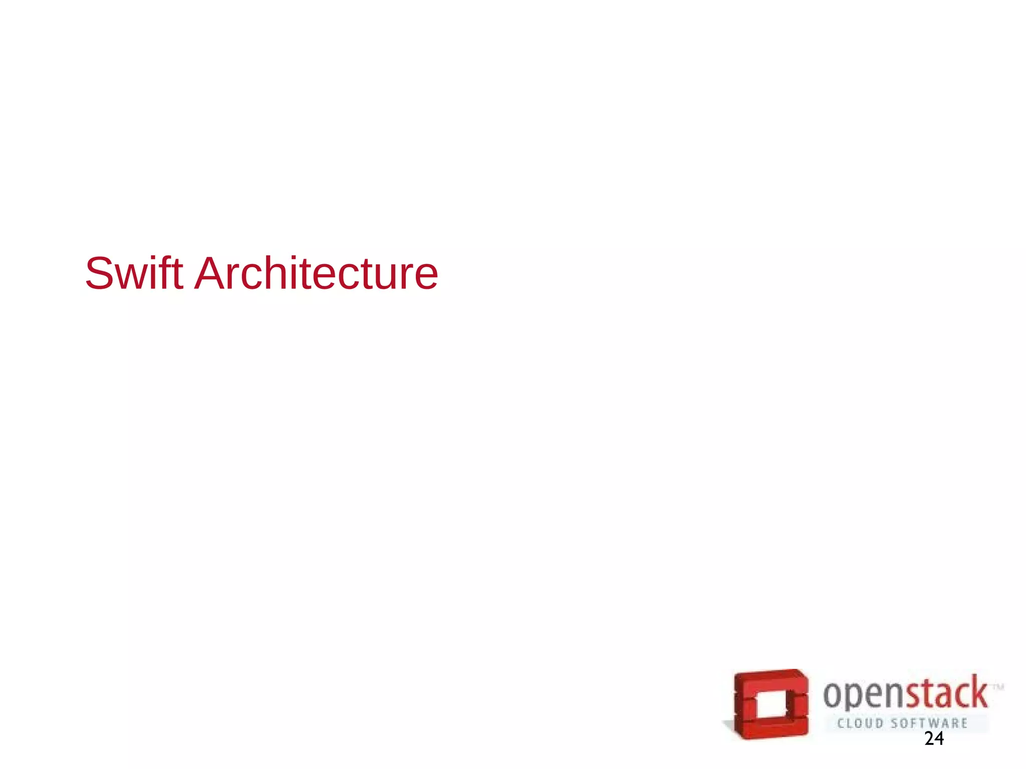 Swift Architecture
24
 