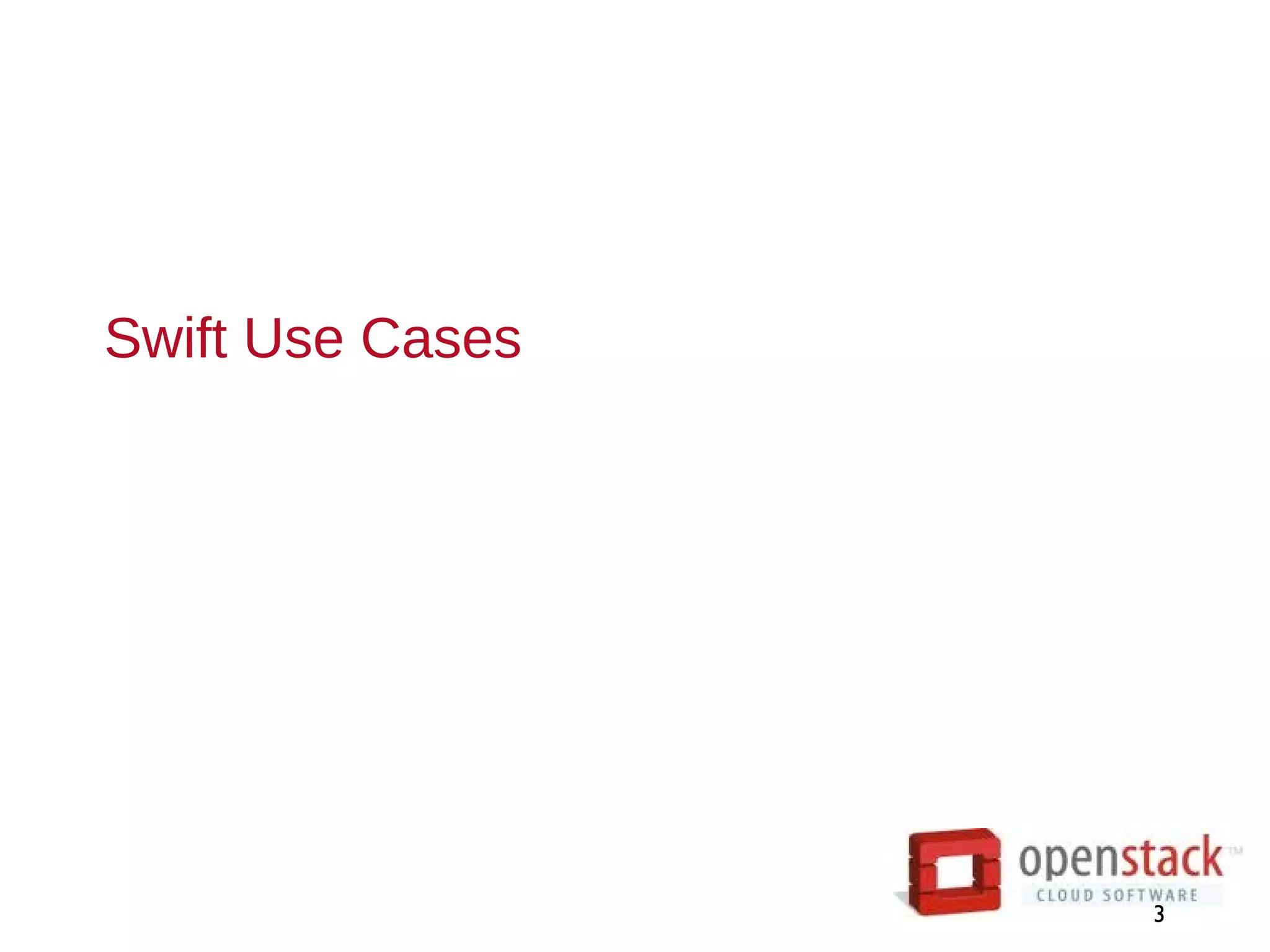 Swift Use Cases
3
 