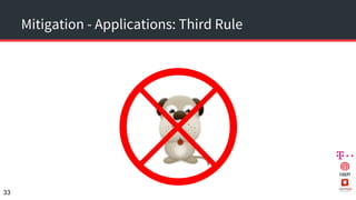 Mitigation - Applications: Third Rule
33
 