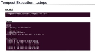 OpenStack Tempest and REST API testing | PDF