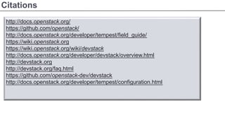 OpenStack Tempest and REST API testing | PDF