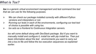 OpenStack Tempest and REST API testing | PDF