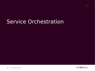 Service Orchestration




19   12.10 What's New
 