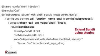 OpenStack Security CI/CD Way