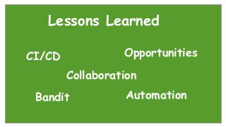 OpenStack Security CI/CD Way