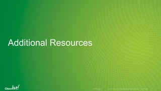Additional Resources
 