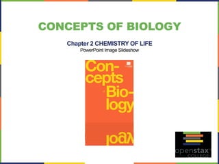 CONCEPTS OF BIOLOGY 
Chapter 2 CHEMISTRY OF LIFE 
PowerPoint Image Slideshow 
 