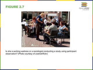 FIGURE 2.7
Is she a working waitress or a sociologist conducting a study using participant
observation? (Photo courtesy of zoetnet/flickr)
 