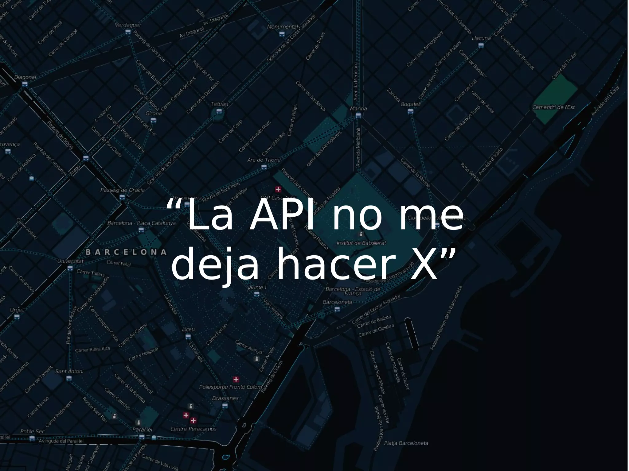 “Está sin actualizar” 
