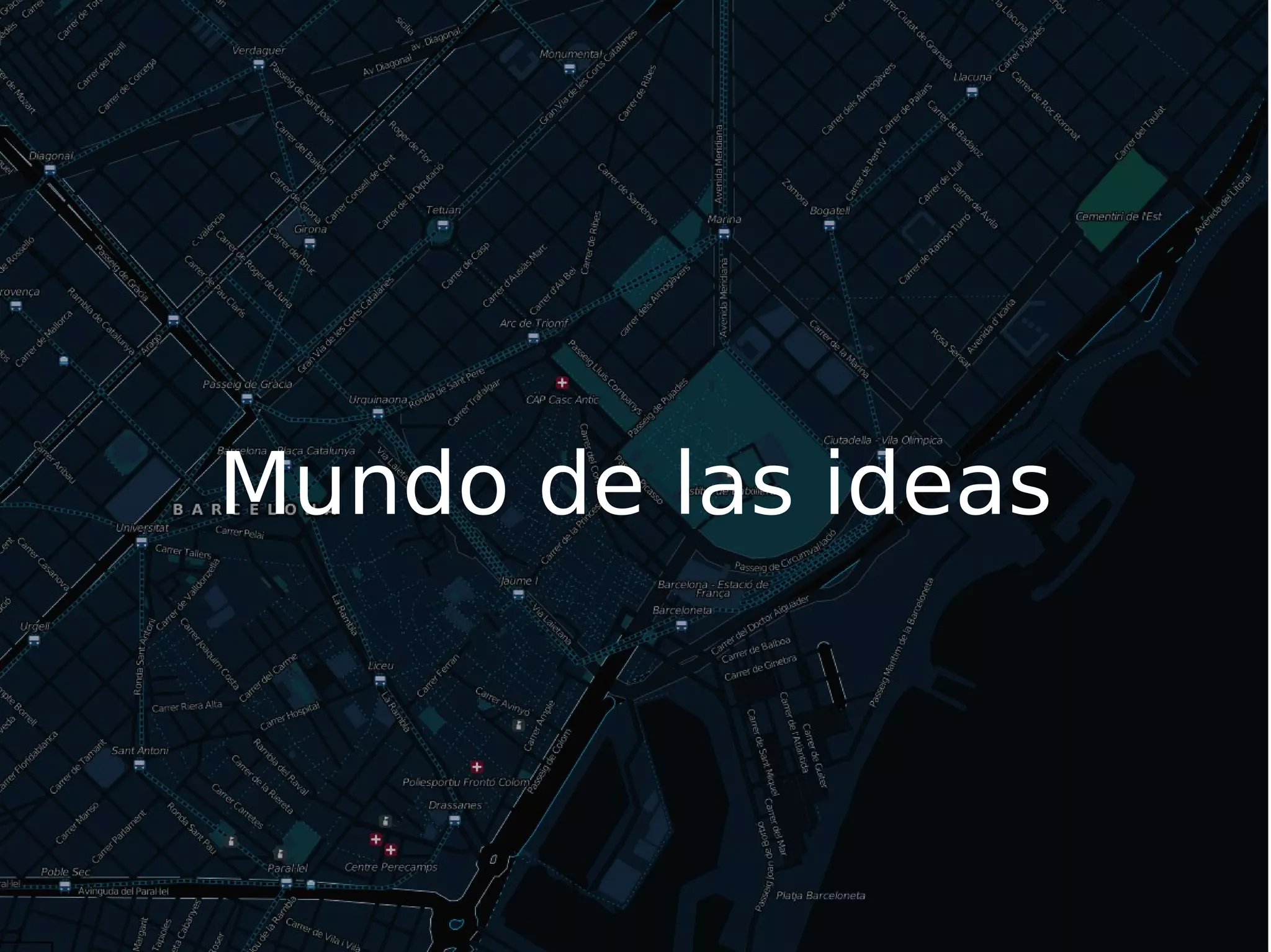 1/4:  El porqué de OSM 