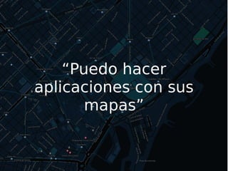 “Están sacando los mapas del cajón” 