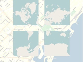 Mapnik renderer (tile.osm.org) tiles@home (osmarender) www.osm.org website map editing software PostgreSQL backend Planet dump , Planet diffs PostGIS OpenLayers (“slippy map”) Mapnik style- sheets API 0.6 Mapnik + mod_tile mod_tile cache osm2pgsql osmosis Potlatch JOSM import scripts Geodata GPX traces, photos & notes WMS services Yahoo! imagery map tiles etcetera etcetera [email_address] server MySQL [email_address] clients Merkaator etcetera XAPI Mapping parties (the fun stuff) 