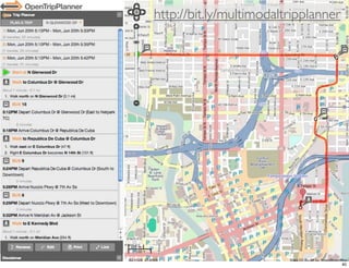 http://bit.ly/multimodaltripplanner




                                      40
 