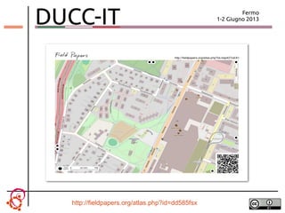 DUCC-IT Fermo
1-2 Giugno 2013
Tracciamento da foto aeree
 
