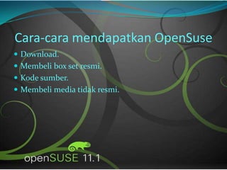 Open suse | PPTX