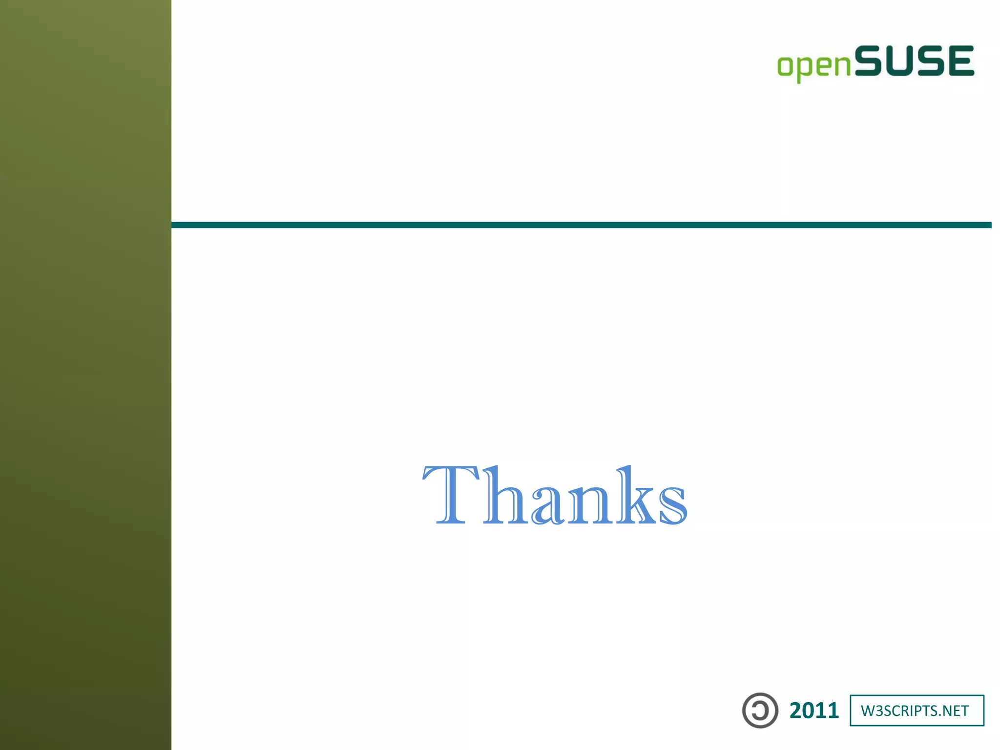 W3SCRIPTS.NET2011
Thanks
 