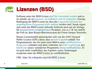 Was ist freie Software / Projekt? 