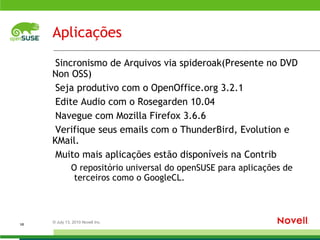 SUSE   Studio  – Crie sua própria distribuição customizada Linux com suas própria aplicações e seu logotipo 
