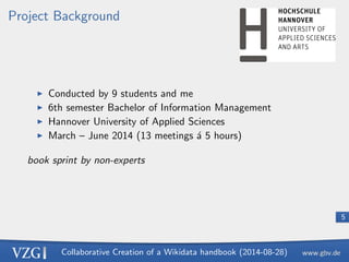 les in Wikidata 
I Wikidata 
I Great wiki database that anyone can edit 
I See tomorrow's Wikidata talk for details! 
I Authority  