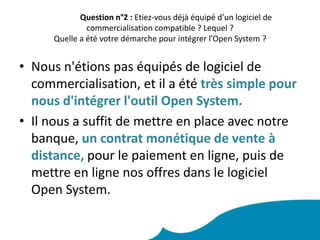 de mettre en place des opérations commerciales sur Internet de manière réactive et rapide