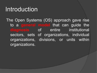 Open System Models Slide 2