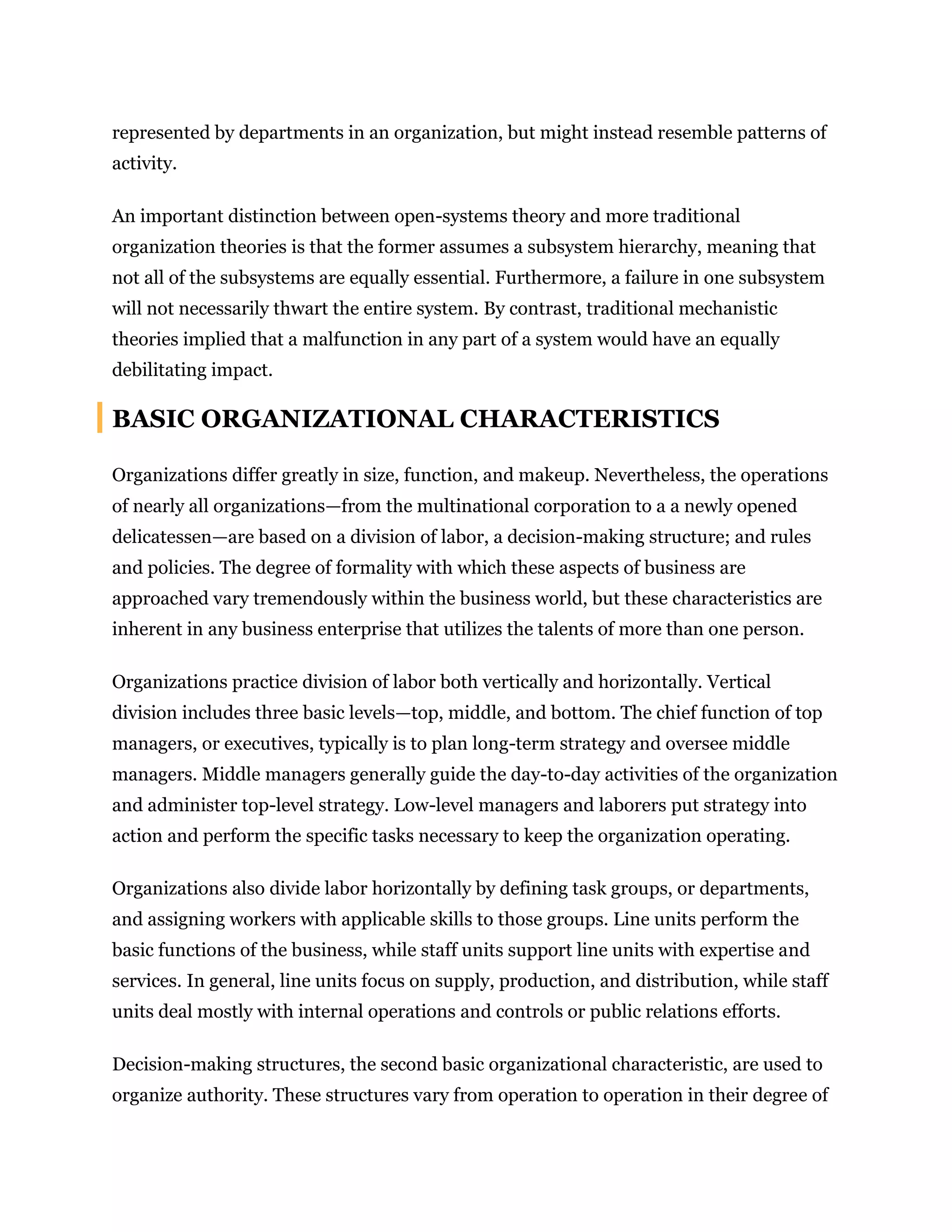 Open systems theory | DOCX