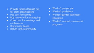 Open Technology Assemby Open Source Support Program