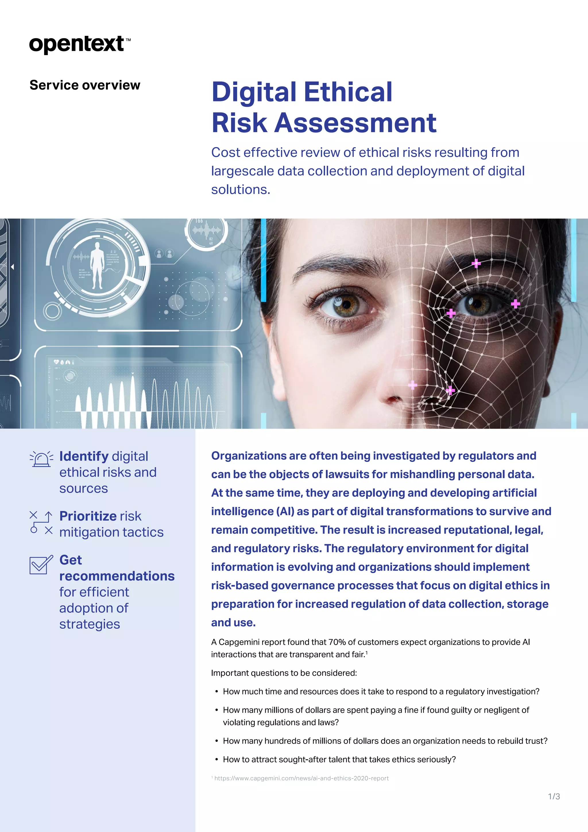 Digital Ethical Risk Assessment