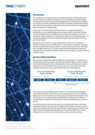 Managed Detection and Response (MDR) Whitepaper | PDF