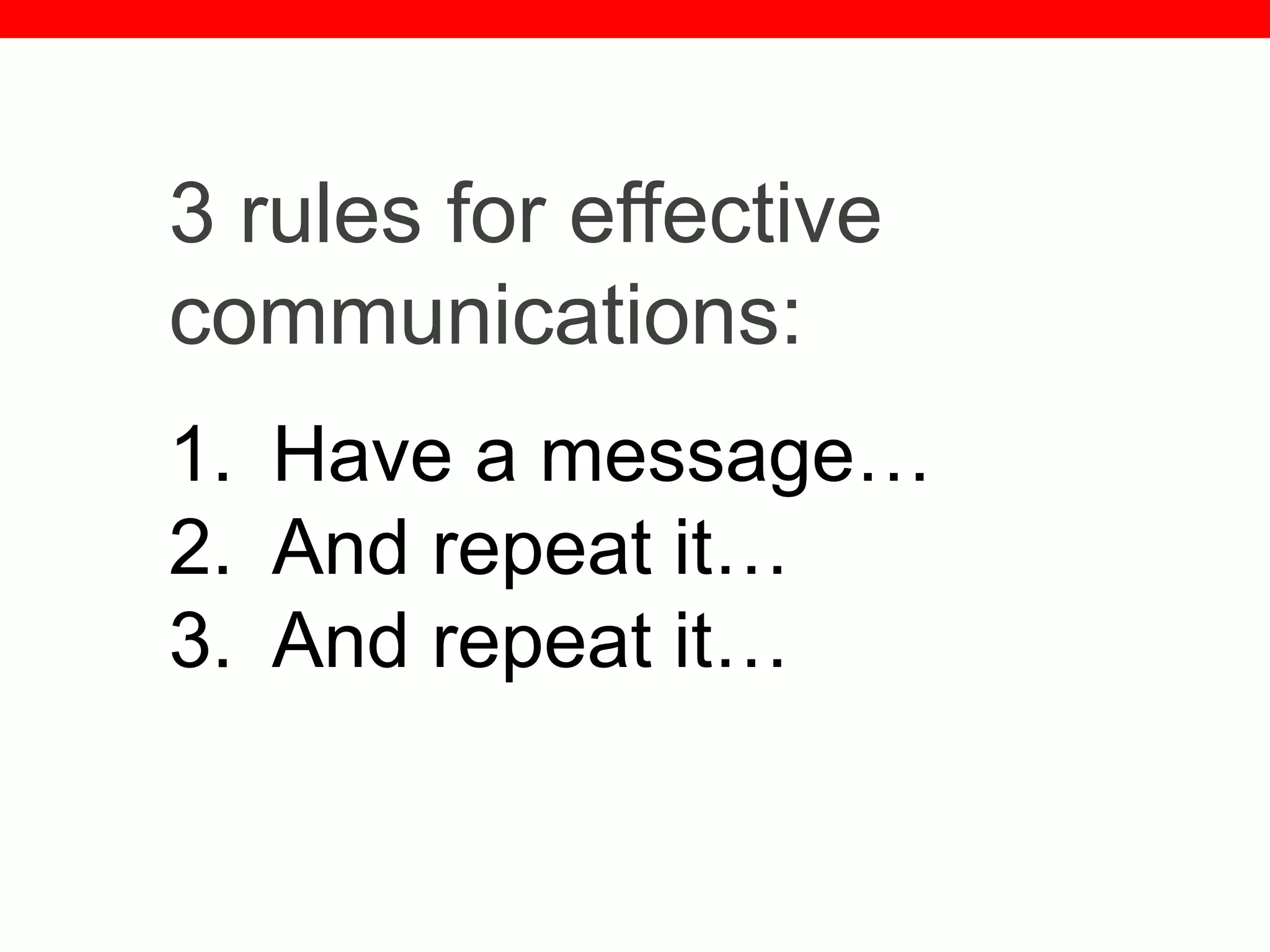 @txtbks | sparc.arl.org
3 rules for effective
communications:
1. Have a message…
2. And repeat it…
3. And repeat it…
 