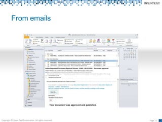 Open text content lifecycle management 2010 | PPTX