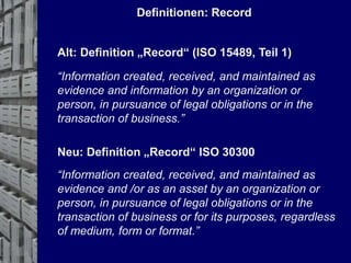 15
© PROJECT CONSULT Unternehmensberatung Dr. Ulrich Kampffmeyer GmbH 2011 / Autorenrecht: <Vorname Nachname> Mrz-15 / Quelle: PROJECT CONSULT 3
Elektronische Archivierung und elektronisches Records Management VSA Jahresversammlung 2012Dr. Ulrich Kampffmeyer
|Introduction|ThePyramidofKnowledge|||
Characters
Data
Information
Knowledge
Syntax
Example
Context
Relations
Market behavior
foreign exchange
Exchange rate
1 € = 1,25 $
1,25
„1“, „2“, „5“ and „,“
 