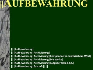 41
© PROJECT CONSULT Unternehmensberatung Dr. Ulrich Kampffmeyer GmbH 2011 / Autorenrecht: <Vorname Nachname> Mrz-15 / Quelle: PROJECT CONSULT 3
Elektronische Archivierung und elektronisches Records Management VSA Jahresversammlung 2012Dr. Ulrich Kampffmeyer
EIMMigration:
The main concept of EIM is
integration instead of migration.
Migration should be reduced to the
exchange of hardware and operating
systems – but no longer for solutions.
EIM delivers an umbrella for the
management of information in
heterogenous environments.
|||Solutions|Migration|||
 