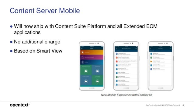 What’s new in OpenText Extended ECM & OpenText Content Suite Release