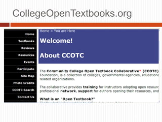 CollegeOpenTextbooks.org
12
 