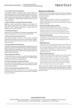 OpenText PowerDOCS: A Cloud Solution for Document Generation | PDF